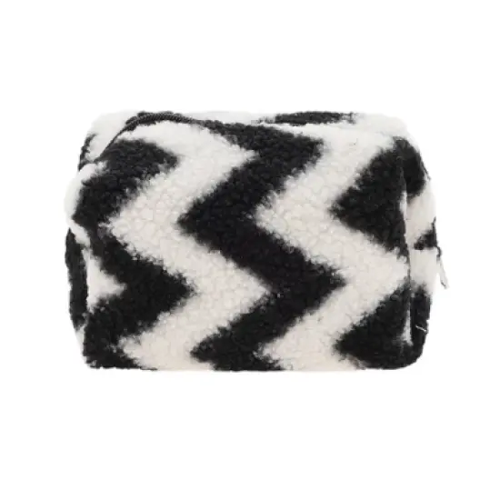 Unique Bargains Durable Stripes Makeup Bag 1 Pc image {3}
