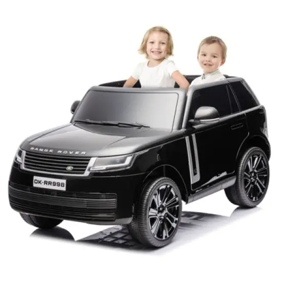24V Ride On Toy, Licensed Land Rover Kids Car, 2-Seater Ride On Car with Parent Remote Control, Toy Storage Box, 3 Speeds, LCD Display, Lockable Doors image {1}