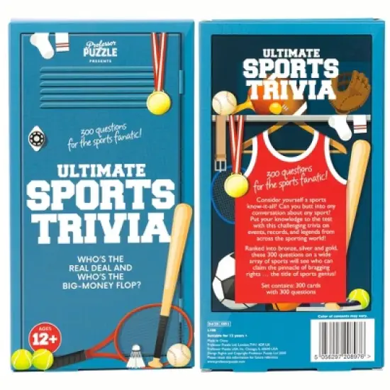 Professor Puzzle Ultimate Sports Trivia - 300 Questions, 3 Difficulty Levels image {5}
