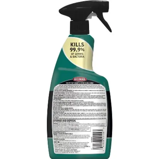 Weiman Granite & Stone Daily Clean & Shine with Disinfectant - 24oz image {7}