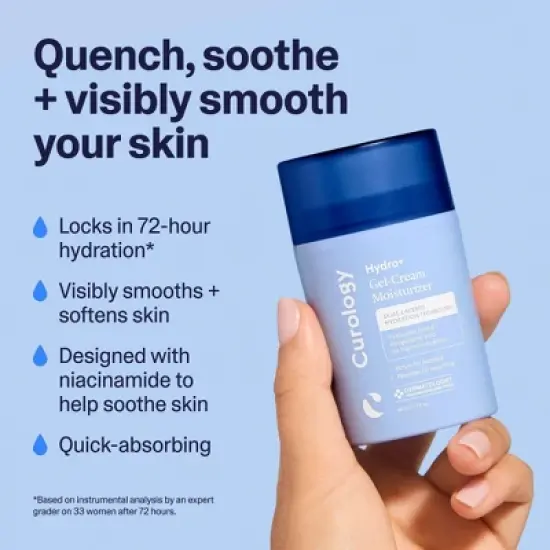 Curology Hydro+ Gel Cream Moisturizer - 1.7 fl oz image {1}