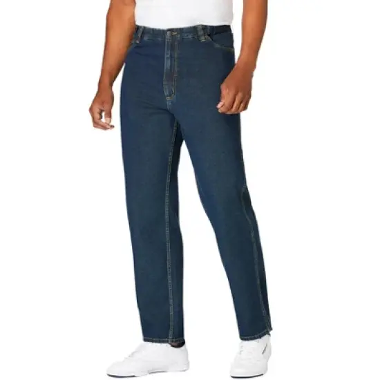 KingSize Men's Big & Tall Expandable Waist Relaxed Fit Jeans image {4}