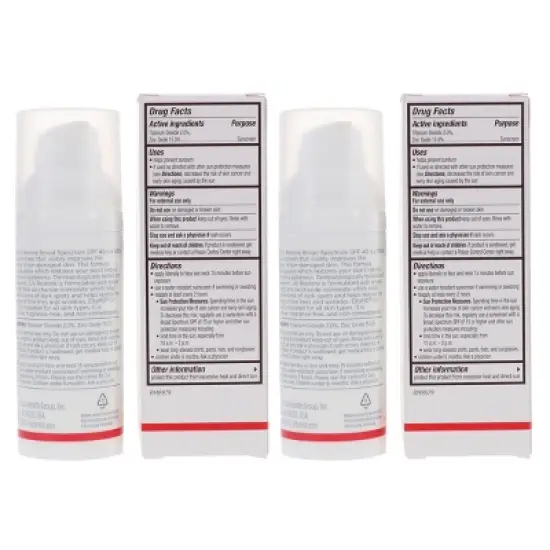 EltaMD UV Restore Broad Spectrum SPF 40 Tinted Face Sunscreen 1.7 oz 2 Pack image {1}