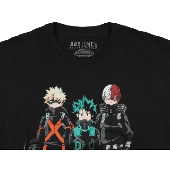 My Hero Academia Heroes Mission Men's MHA Manga Adult Short Sleeve T-Shirt image {3}