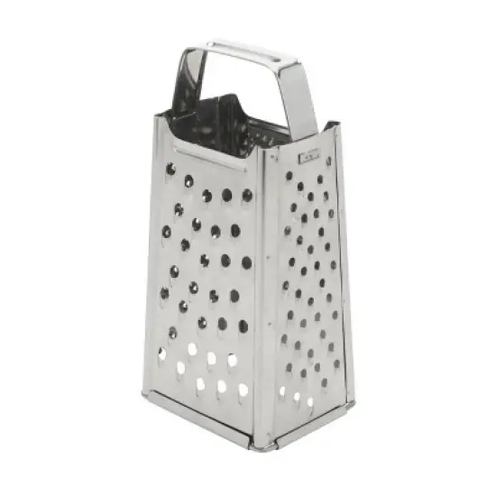 YBM Home Stainless Steel 4-way Grater with Handle (1159) image {4}