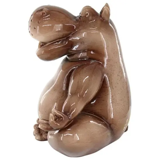 Design Toscano A Ton of Zen Yoga Hippo Garden Statue image {3}