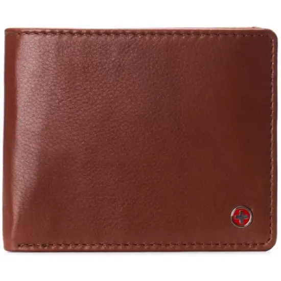 Alpine Swiss RFID Connor Passcase Bifold Wallet For Men Leather Comes in a Gift Box image {12}