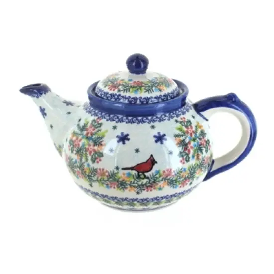Blue Rose Polish Pottery 18 Vena Teapot image {12}