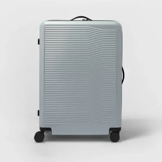 Signature Hardside Large Checked Spinner Suitcase - Open Story&trade; image {12}