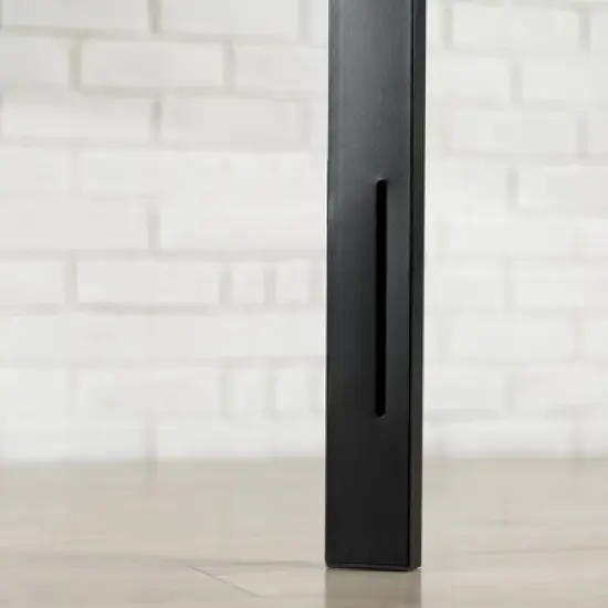 Jessica Upholstered Metal Headboard Gray - Zinus image {3}