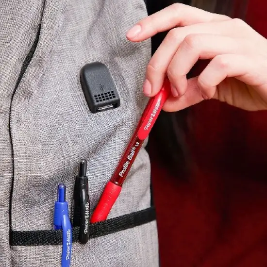 Paper Mate Profile Ballpoint Pen Medium Point Black Ink 8 Pack (2095460) image {3}