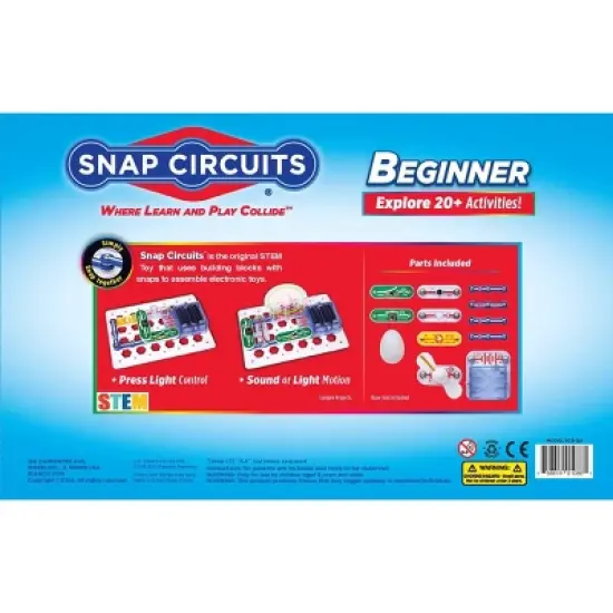 Snap Circuits Beginner Science Kits: STEM Learning for Grades 3-6, Includes Instruction Guide image {4}