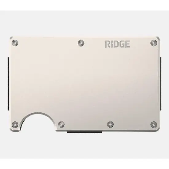 Ridge Wallet - Monaco White - Cash Strap image {1}