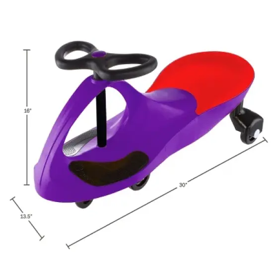 Toy Time Kids' Wiggle Car Ride-On Toy - Purple/Red/Black image {1}
