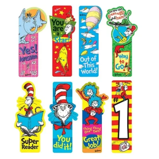 Geddes Dr. Seuss&trade; Incentive Bookmarks - 50 per bag image {2}