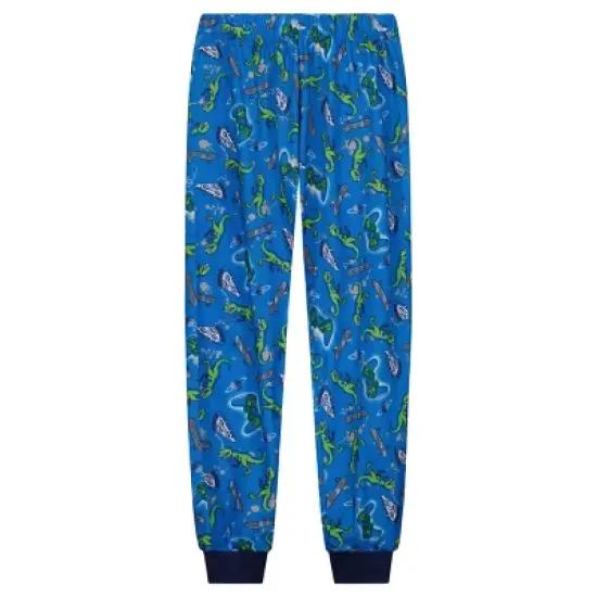 Sleep On It Boys Glow In The Dark Level Up 2-Piece Pajama Sleep Pants Set image {2}