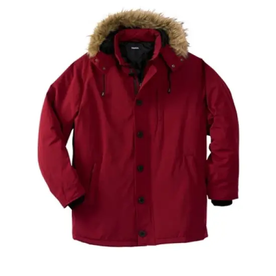 KingSize Men's Big & Tall Arctic Down Parka with Detachable Hood and Insulated Cuffs image {3}