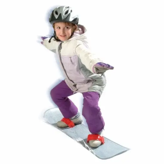 Emsco ESP 107 cm Suprahero Snowboard Starter Board with Adjustable Wrap Bindings Silver 40.5'' - Silver image {4}