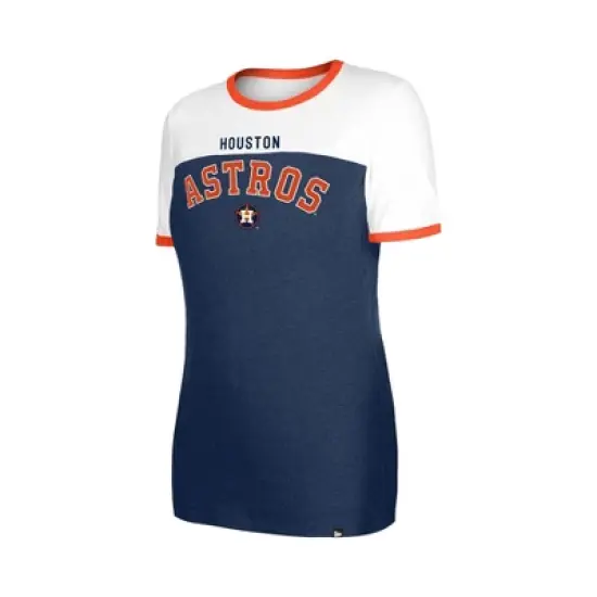 MLB Houston Astros Women's Bi-Blend Ringer T-Shirt image {2}