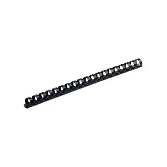 Fellowes Plastic Comb Bindings 3/8" Diameter 55 Sheet Capacity Black 100 Combs/Pack 52325 image {2}