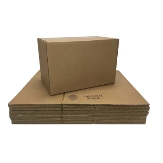 UBMOVE Pack of 15 Small Shipping Boxes 16"x10"x10" Cardboard Boxes image {9}