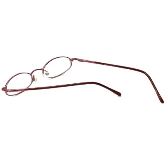 Flex Plus by Vivid FP-10 Designer Reading Eye Glasses in Burgundy Red 46mm +1.50 | Ladies | Oval Shape | Small Fit image {3}