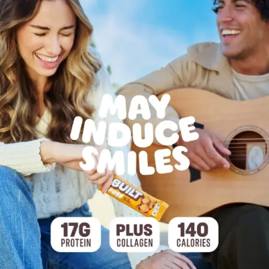 Built Bar Salted Caramel Puff Protein Bars - 17g Protein - 5.64oz/4ct image {2}