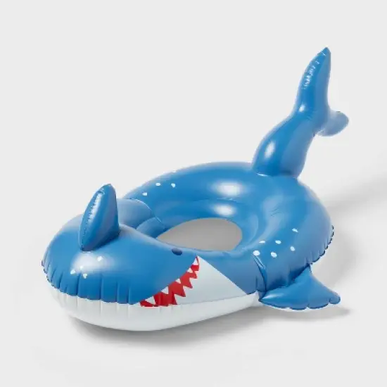 Shark Float - Sun Squad&trade;: PVC Novelty Pool Toy, 183 lbs Capacity image {4}