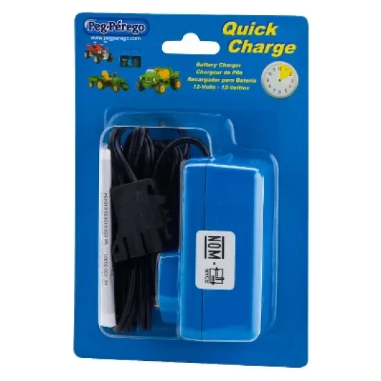 Peg Perego 12 Volt Quick Charger - Blue image {1}