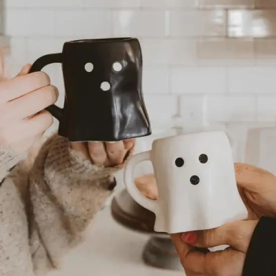 Sweet Water Decor White Ghost Figurine Mug - 12oz image {2}