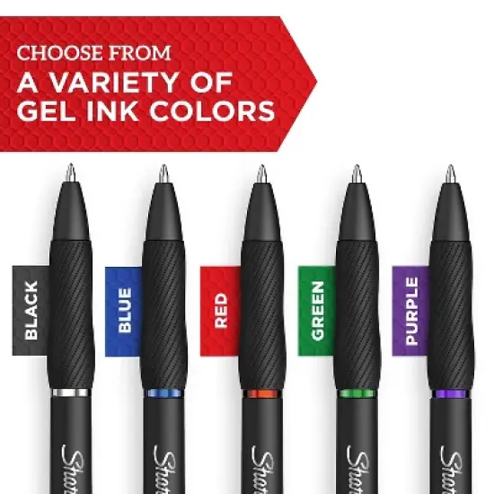 Sharpie S-Gel S-Gel Retractable Gel Pen Bold 1 mm Blue Ink 2096187 image {2}
