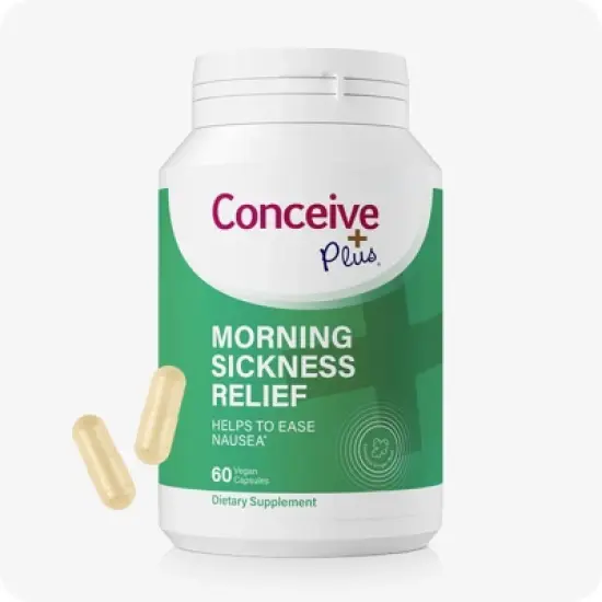 Conceive Plus Morning Sickness Relief - Relief from Nausea, Motion & Stomach Discomfort During Pregnancy- 60ct image {12}