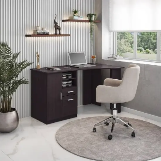Classic Office Desk with Storage - Techni Mobili image {1}