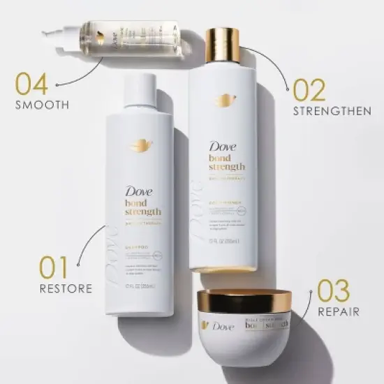 Dove Beauty Bond Strength with Peptide Complex 10-in-1 Serum Hair Mask - 9.2oz image {9}