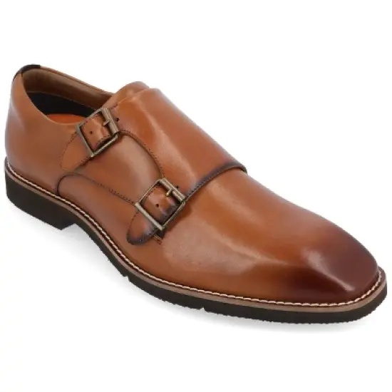 Thomas & Vine Artemis Chisel Toe Double Monk Strap image {9}