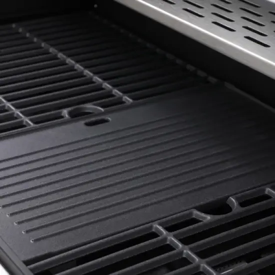 APRILSOUL56.69"6-Burner Propane Gas Grill With Side Burner,Silver image {6}