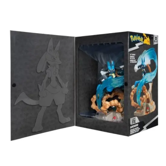 Pokemon Deluxe 13" Lucario Collector Statue image {6}