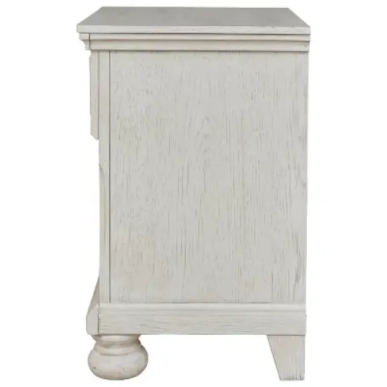 Robbinsdale 1 Drawer Nightstand White - Signature Design by Ashley image {4}