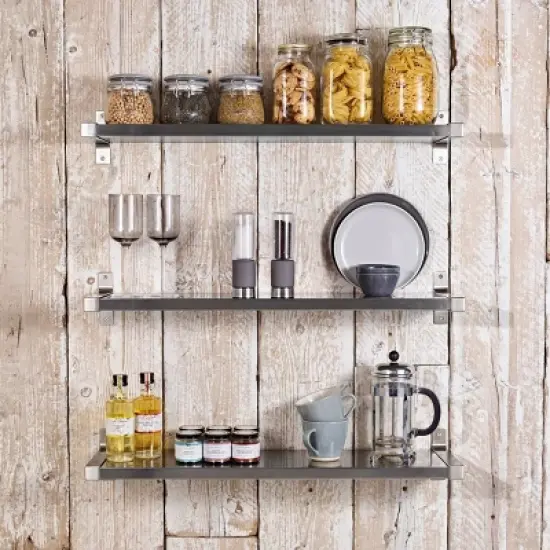 Cole & Mason 7.09" 2pc Acrylic/Steel/Cement Regent Gift Set Gray/Clear/Silver: Modern Salt & Pepper Mills, 2-Year Warranty image {6}