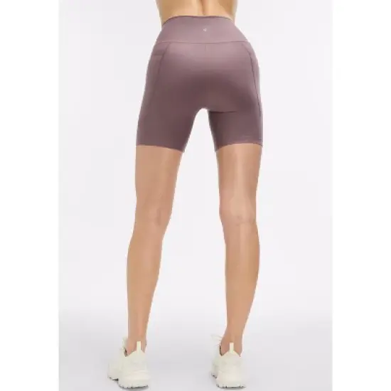 Peloton Women's Cadent High Rise Pocket Bike Short 7", Sparrow image {2}