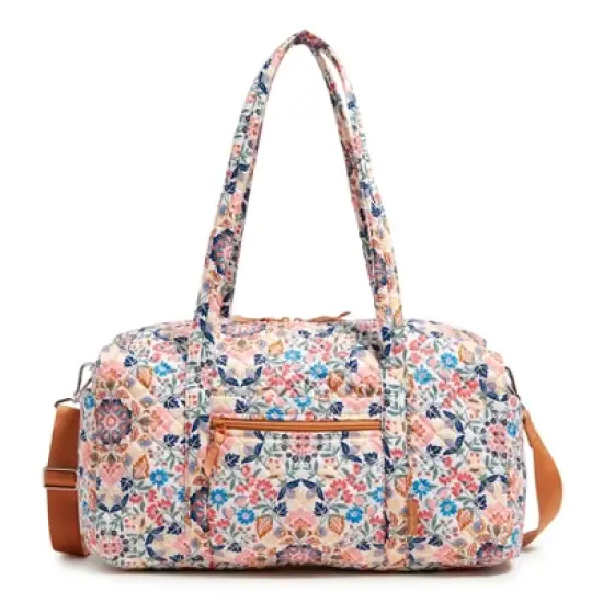 Vera Bradley Women's  Cotton Medium Travel Duffel image {9}