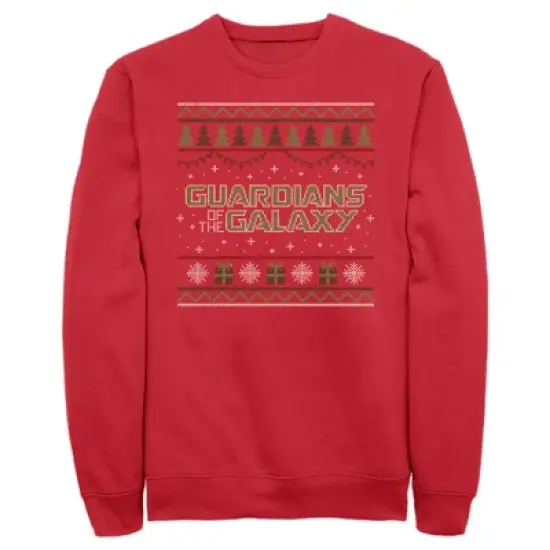 Men's Guardians of the Galaxy Holiday Special Christmas Sweater Print Sweatshirt image {3}