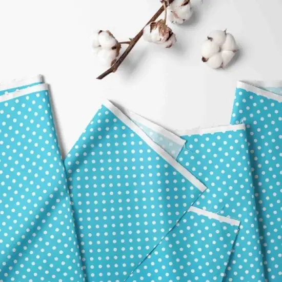 Bacati - Mix n Match Turquoise Gray Chevron Dots Play Tent for Kids/Toddlers, 100% Cotton Percale Fabric Cover  image {5}