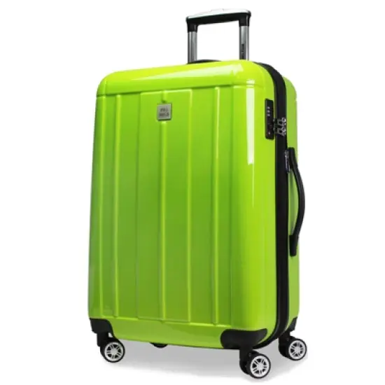 World Traveler Contour 24-Inch Lightweight Polycarbonate Hardside Expandable Spinner Luggage with TSA Lock image {10}