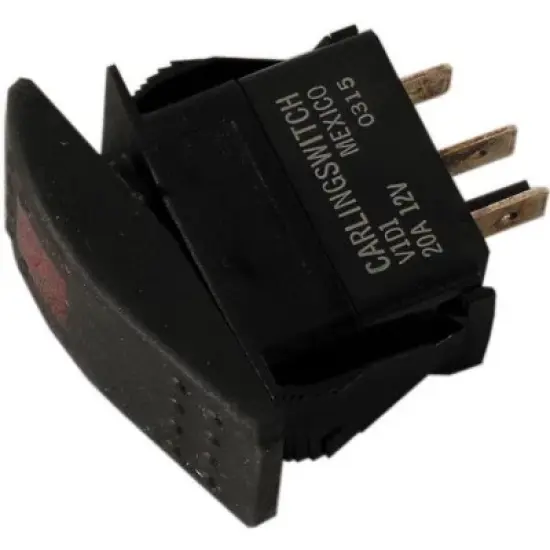 Whitecap Boat Equipment and Parts S7057C Contura Rocker Switch. image {1}