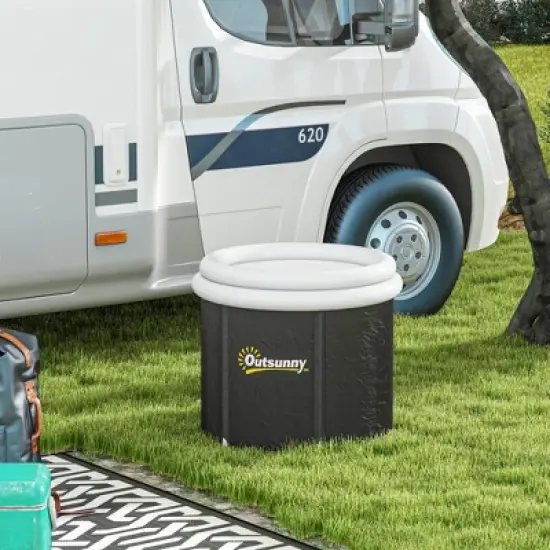 Portable Ice Bath Tub, Outdoor Cold Plunge Tub with Thermo Lid, Cover and Carry Bag, for Athletes Recovery and Cold Water Therapy image {4}