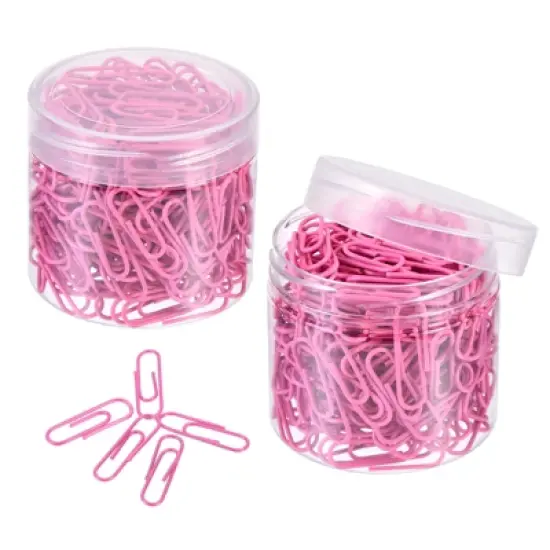 Unique Bargains Small Metal Prevent Tearing Pages Home Office Paper Clip 400 Pcs image {8}