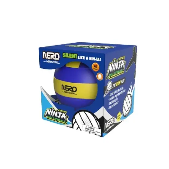Nero Silent Ninja Indoor Volleyball &ndash; Quiet Bounce Training Ball for Setting, Passing, and Control Drills  7 Inches image {6}