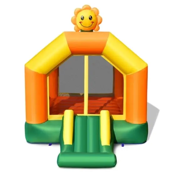 Costway Inflatable Bounce Castle Jumping House Kids Playhouse w/ Slide & 735W Blower image {8}