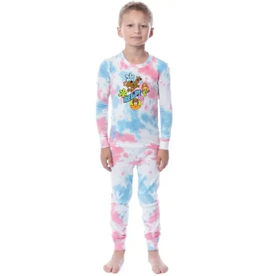 Scooby-Doo Girls' Unisex Child Relp! Daphne Velma Character Pajama Set Multicolored image {1}